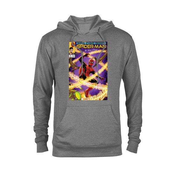 Marvel Spider-Man: No Way Home Doc Ock Comic Cover Homage - Pullover Hoodie for Adults - Customized-Athletic Heather