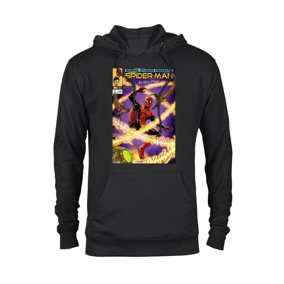 Marvel Spider-Man: No Way Home Doc Ock Comic Cover Homage - Pullover Hoodie for Adults - Customized-Black
