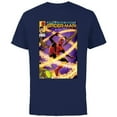 thumbnail image 1 of Marvel Spider-Man: No Way Home Doc Ock Comic Cover Homage - Short Sleeve Cotton T-Shirt for Adults - Customized-Navy, 1 of 5