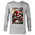 thumbnail image 1 of Marvel Spider-Man: No Way Home Doc Ock Hello Peter Comic - Long Sleeve T-Shirt for Men - Customized-Athletic Heather, 1 of 5