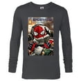 thumbnail image 1 of Marvel Spider-Man: No Way Home Doc Ock Hello Peter Comic - Long Sleeve T-Shirt for Men - Customized-Charcoal Heather, 1 of 5