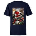 thumbnail image 1 of Marvel Spider-Man: No Way Home Doc Ock Hello Peter Comic - Short Sleeve T-Shirt for Kids - Customized-Navy, 1 of 5