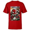 thumbnail image 1 of Marvel Spider-Man: No Way Home Doc Ock Hello Peter Comic - Short Sleeve T-Shirt for Kids - Customized-Red, 1 of 5