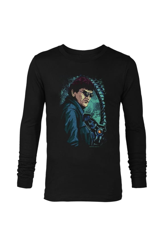 Spider-Man: No Way Home Doc Ock - Long Sleeve T-Shirt for Men – Customized-Black