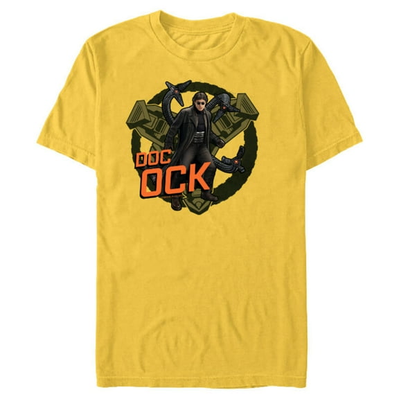 Marvel Spider-Man: No Way Home Doc Ock Tentacles - Short Sleeve Blended T-Shirt for Adults - Customized-Yellow