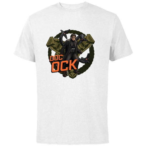 Marvel Spider-Man: No Way Home Doc Ock Tentacles - Short Sleeve Cotton T-Shirt for Adults - Customized-White