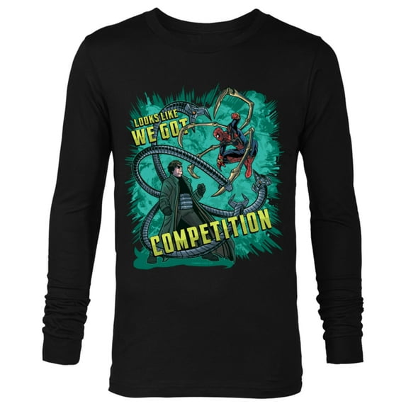 Marvel Spider-Man: No Way Home Doc Ock We Got Competition - Long Sleeve T-Shirt for Men - Customized-Black