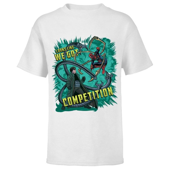 Marvel Spider-Man: No Way Home Doc Ock We Got Competition - Short Sleeve T-Shirt for Kids - Customized-White