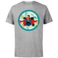 thumbnail image 1 of Marvel Spider-Man: No Way Home Doctor Strange Cartoon - Short Sleeve Cotton T-Shirt for Adults - Customized-Athletic Heather, 1 of 5