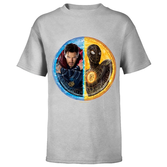 Marvel Spider-Man: No Way Home Doctor Strange Peter Parker - Short Sleeve T-Shirt for Kids – Customized-Athletic Heather