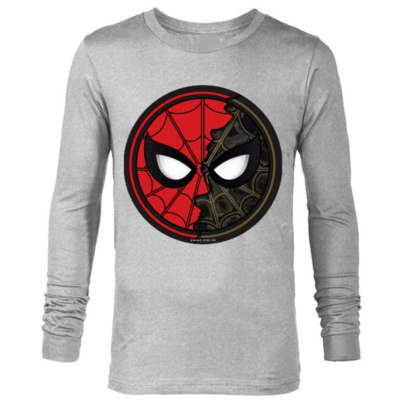 Marvel Spider-Man: No Way Home Dual Spidey Mask - Long Sleeve T-Shirt for Men – Customized-Athletic Heather