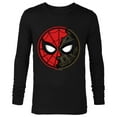 thumbnail image 1 of Marvel Spider-Man: No Way Home Dual Spidey Mask - Long Sleeve T-Shirt for Men – Customized-Black, 1 of 5