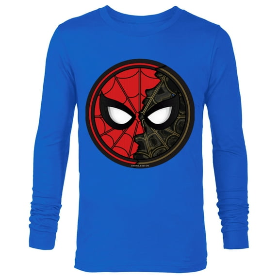 Marvel Spider-Man: No Way Home Dual Spidey Mask - Long Sleeve T-Shirt for Men – Customized-Royal