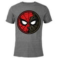 thumbnail image 1 of Marvel Spider-Man: No Way Home Dual Spidey Mask - Short Sleeve Blended T-Shirt for Adults – Customized-Dark Heather, 1 of 5