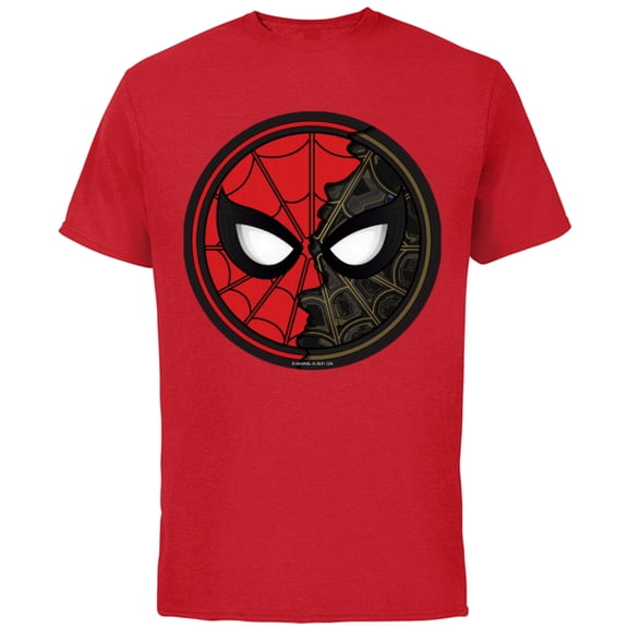Marvel Spider-Man: No Way Home Dual Spidey Mask - Short Sleeve Cotton T-Shirt for Adults - Customized-Red