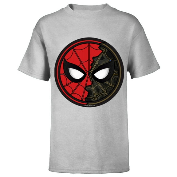 Marvel Spider-Man: No Way Home Dual Spidey Mask - Short Sleeve T-Shirt for Kids – Customized-Athletic Heather