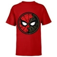 thumbnail image 1 of Marvel Spider-Man: No Way Home Dual Spidey Mask - Short Sleeve T-Shirt for Kids – Customized-Red, 1 of 5