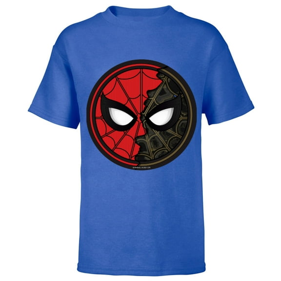 Marvel Spider-Man: No Way Home Dual Spidey Mask - Short Sleeve T-Shirt for Kids – Customized-Royal