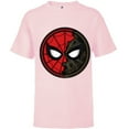 thumbnail image 1 of Marvel Spider-Man: No Way Home Dual Spidey Mask - Short Sleeve T-Shirt for Kids – Customized-Soft Pink, 1 of 5