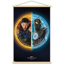 Marvel Spider-Man: No Way Home - Duo Wall Poster with Wooden Magnetic Frame, 22.375" x 34"