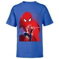 thumbnail image 1 of Marvel Spider-Man: No Way Home Friendly Neighborhood Hero - Short Sleeve T-Shirt for Kids – Customized-Royal, 1 of 5