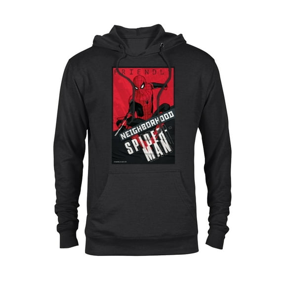 Marvel Spider-Man: No Way Home Friendly Neighborhood Spidey - Pullover Hoodie for Adults – Customized-Black