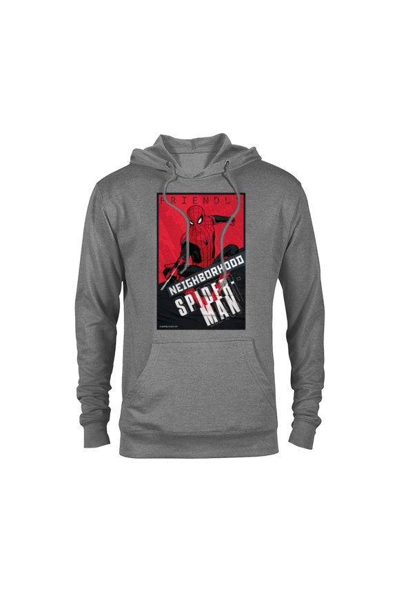Spider-Man: No Way Home Friendly Neighborhood Spidey - Pullover Hoodie for Adults – Customized-Graphite Heather