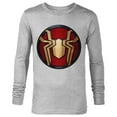 thumbnail image 1 of Marvel Spider-Man: No Way Home Gold Spider Suit Logo - Long Sleeve T-Shirt for Men – Customized-Athletic Heather, 1 of 5