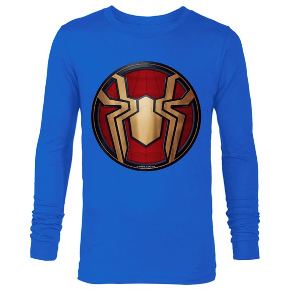 Marvel Spider-Man: No Way Home Gold Spider Suit Logo - Long Sleeve T-Shirt for Men – Customized-Royal