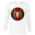 thumbnail image 1 of Marvel Spider-Man: No Way Home Gold Spider Suit Logo - Long Sleeve T-Shirt for Men – Customized-White, 1 of 5