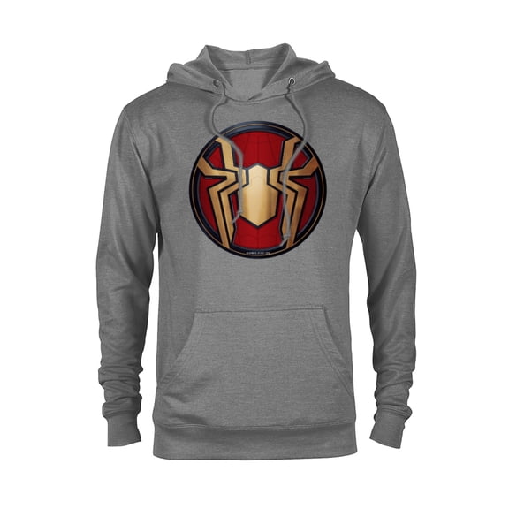 Marvel Spider-Man: No Way Home Gold Spider Suit Logo - Pullover Hoodie for Adults – Customized-Graphite Heather