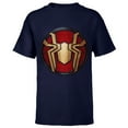 thumbnail image 1 of Marvel Spider-Man: No Way Home Gold Spider Suit Logo - Short Sleeve T-Shirt for Kids – Customized-Navy, 1 of 5