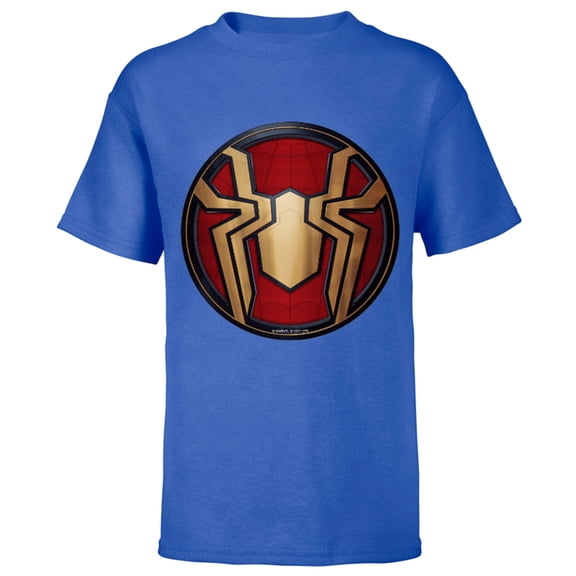 Marvel Spider-Man: No Way Home Gold Spider Suit Logo - Short Sleeve T-Shirt for Kids – Customized-Royal