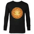 thumbnail image 1 of Marvel Spider-Man: No Way Home Gold Spidey Mask - Long Sleeve T-Shirt for Men – Customized-Black, 1 of 5