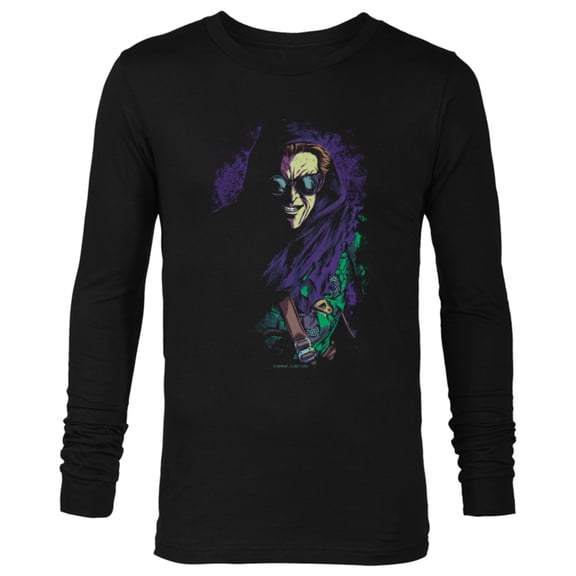 Marvel Spider-Man: No Way Home Green Goblin Illustrated - Long Sleeve T-Shirt for Men – Customized-Black