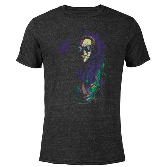 Marvel Spider-Man: No Way Home Green Goblin Illustrated - Short Sleeve Blended T-Shirt for Adults – Customized-Black