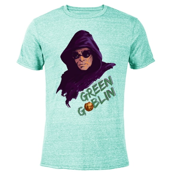 Marvel Spider-Man: No Way Home Green Goblin - Short Sleeve Blended T-Shirt for Adults – Customized-Ocean Blue