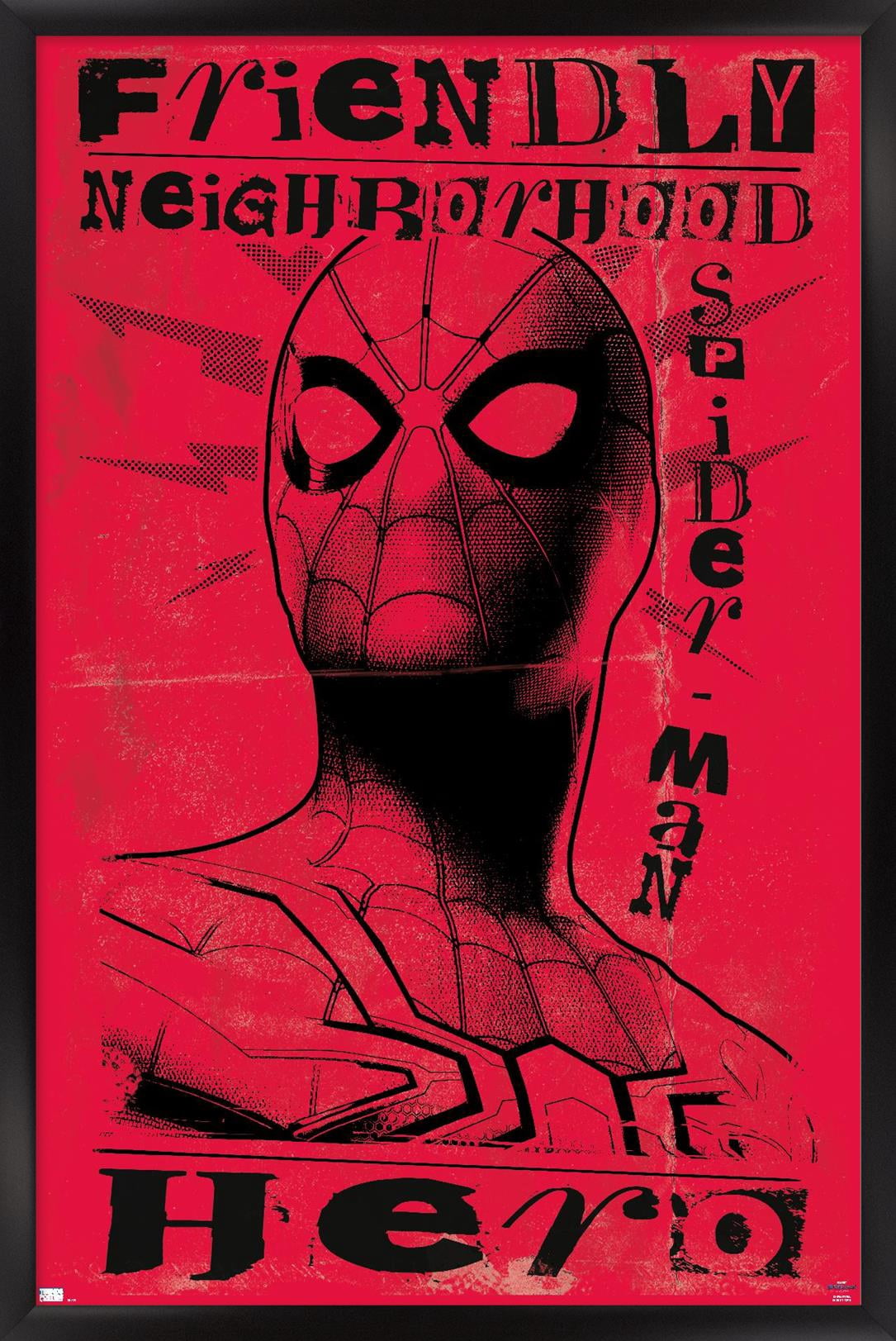 Marvel Spider-Man: No Way Home - Hero Wall Poster, 22.375" x 34" Framed