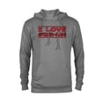 thumbnail image 1 of Marvel Spider-Man: No Way Home I Love Spider-Man - Pullover Hoodie for Adults – Customized-Graphite Heather, 1 of 5