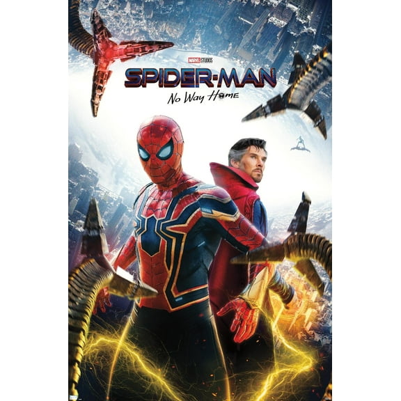 Marvel Spider-Man: No Way Home - Key Art Wall Poster, 22.375" x 34"