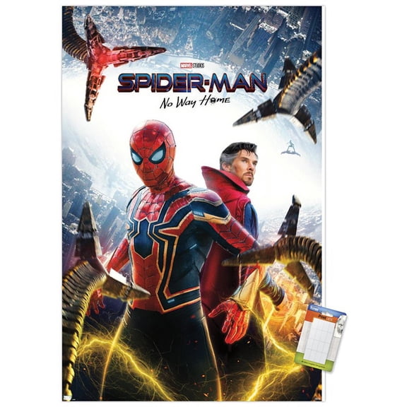 Marvel Spider-Man: No Way Home - Key Art Wall Poster, 22.375" x 34"