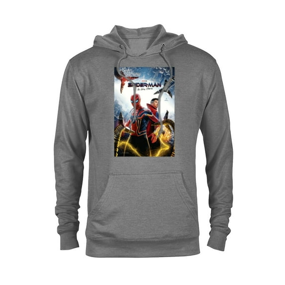Marvel Spider-Man: No Way Home Movie Poster - Pullover Hoodie for Adults – Customized-Graphite Heather