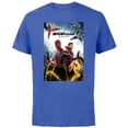 thumbnail image 1 of Marvel Spider-Man: No Way Home Movie Poster - Short Sleeve Cotton T-Shirt for Adults - Customized-Royal Heather, 1 of 5