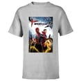 thumbnail image 1 of Marvel Spider-Man: No Way Home Movie Poster - Short Sleeve T-Shirt for Kids – Customized-Athletic Heather, 1 of 5