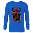 thumbnail image 1 of Marvel Spider-Man: No Way Home Nanotech Spider Suit - Long Sleeve T-Shirt for Men – Customized-Royal, 1 of 5