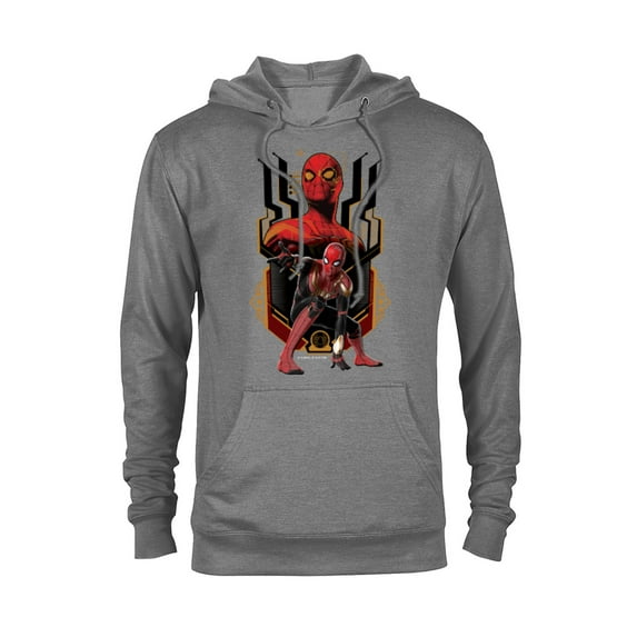 Marvel Spider-Man: No Way Home Nanotech Spider Suit - Pullover Hoodie for Adults – Customized-Graphite Heather