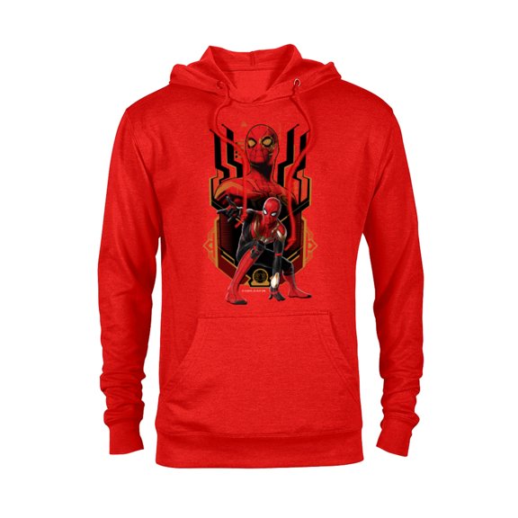 Marvel Spider-Man: No Way Home Nanotech Spider Suit - Pullover Hoodie for Adults – Customized-Red Heather