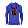 thumbnail image 1 of Marvel Spider-Man: No Way Home Nanotech Spider Suit - Pullover Hoodie for Adults – Customized-Royal Heather, 1 of 5
