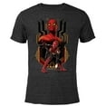thumbnail image 1 of Marvel Spider-Man: No Way Home Nanotech Spider Suit - Short Sleeve Blended T-Shirt for Adults – Customized-Black, 1 of 5