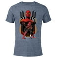 thumbnail image 1 of Marvel Spider-Man: No Way Home Nanotech Spider Suit - Short Sleeve Blended T-Shirt for Adults – Customized-Navy Heather, 1 of 5